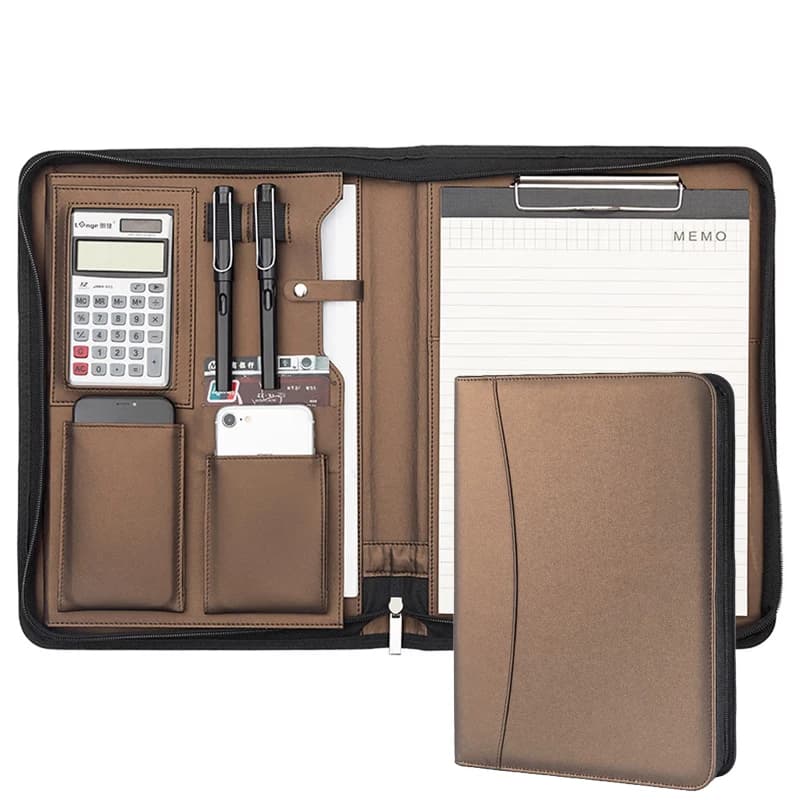 Multifunctional Conference Folder Document A4 Business Stationery Folder Leather Contract Office Filing Binders Folders Supplies