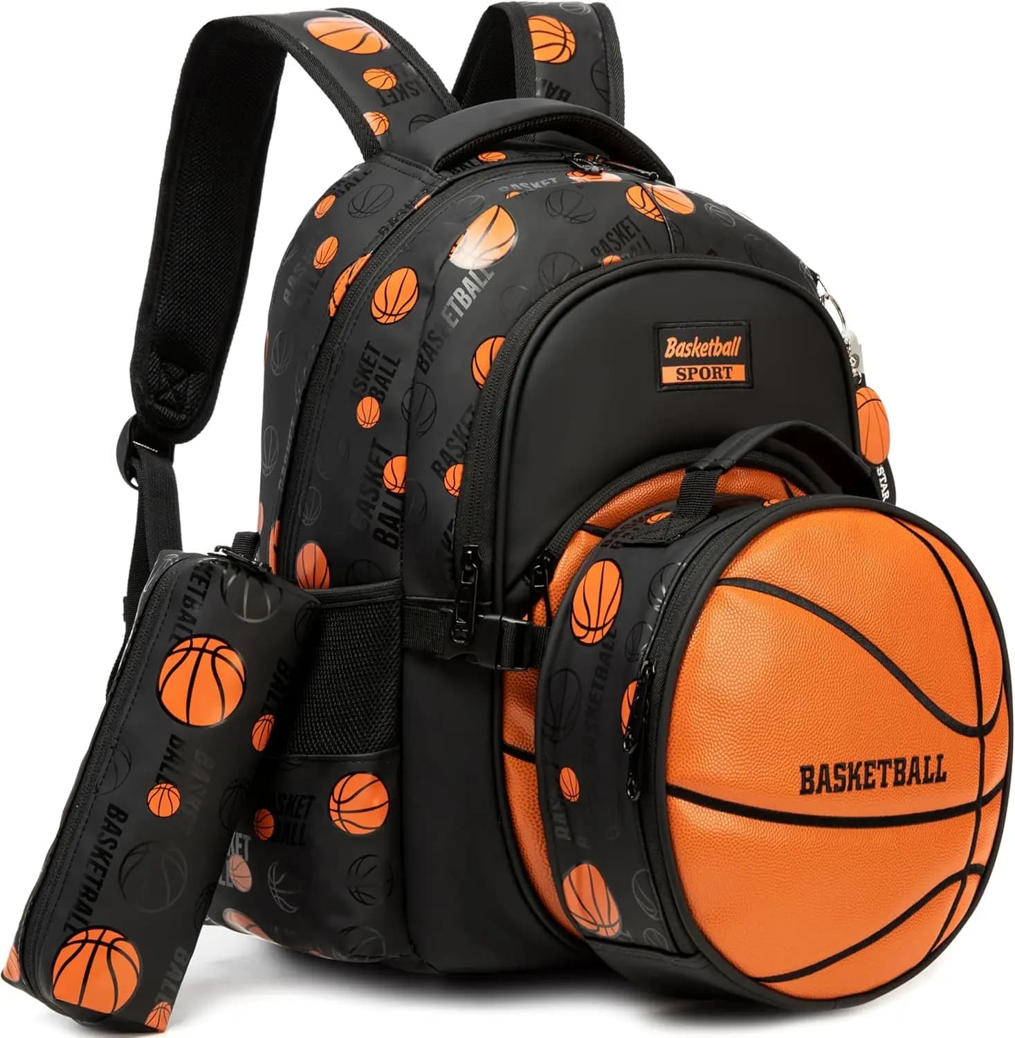 Boys' School Backpack with Lunch Box and Pencil Case - Ideal for Teens and Middle School Students