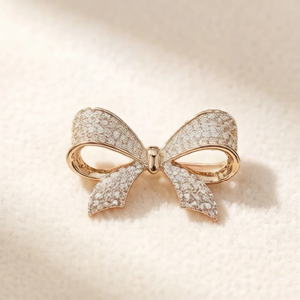 New Clothing Accessories Scarf Clips Badge Themed Brooches Bow Tie Accessories Metal Pins Versatile Wedding Guest Brooches Badge Brooches Decorations Shoe Accessories Decorative Pins Simple Ins Style 