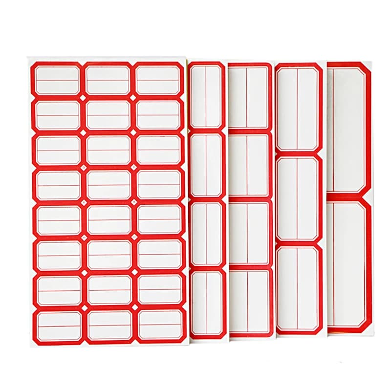 Various Models of Office Self-adhesive Label Paper Oral Paper Self-adhesive Label Stickers Handwritten Price Paper Name Stickers