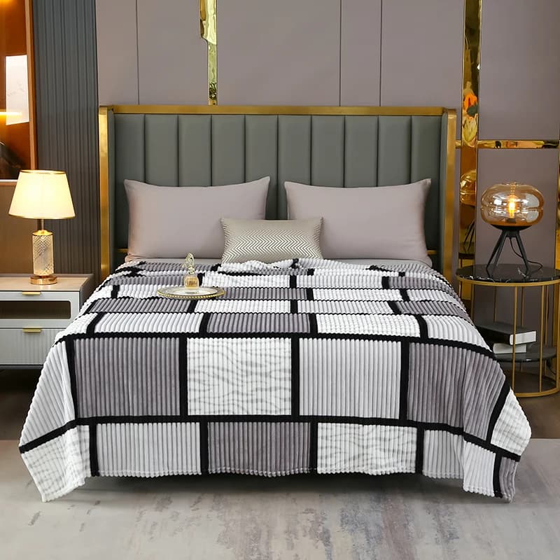 Fleece Blanket for Bed King Queen Blanket Bedspread Soft Warm Flaneel Blanket For Living Room Couch Blanket Home Decorative