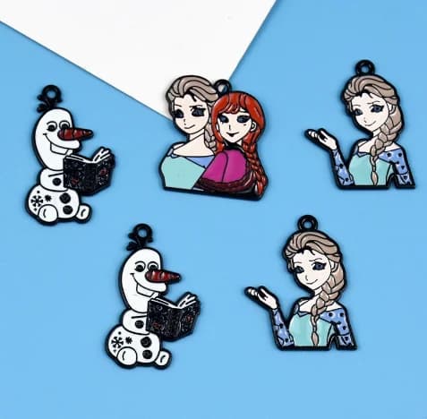 10 pcs  Cartoon Charms Enamel Charms Pendants for Jewelry Making Necklaces Earrings Braceltes DIY Crafts Gifts