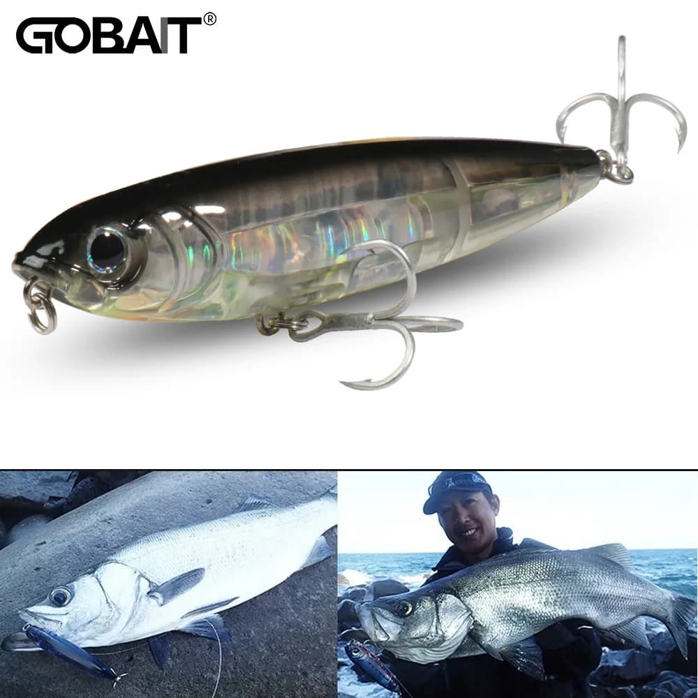 Floating Pencil Bait 17.5g 10cm Topwater 3D Swimbait Hook Popper Pesca Gear Wobbler Tackle Minnow Rattle Cranbait Fishing Lure