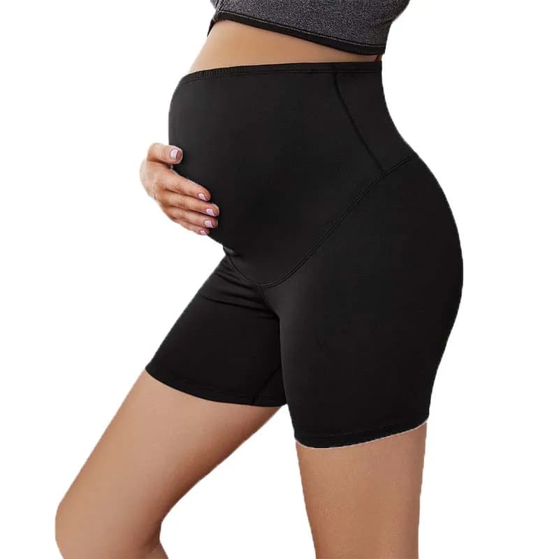 Maternity Clothing Leggings Yoga Shorts Pants High Waist Sports Minimalist Shorts Pregnant Woman Pants