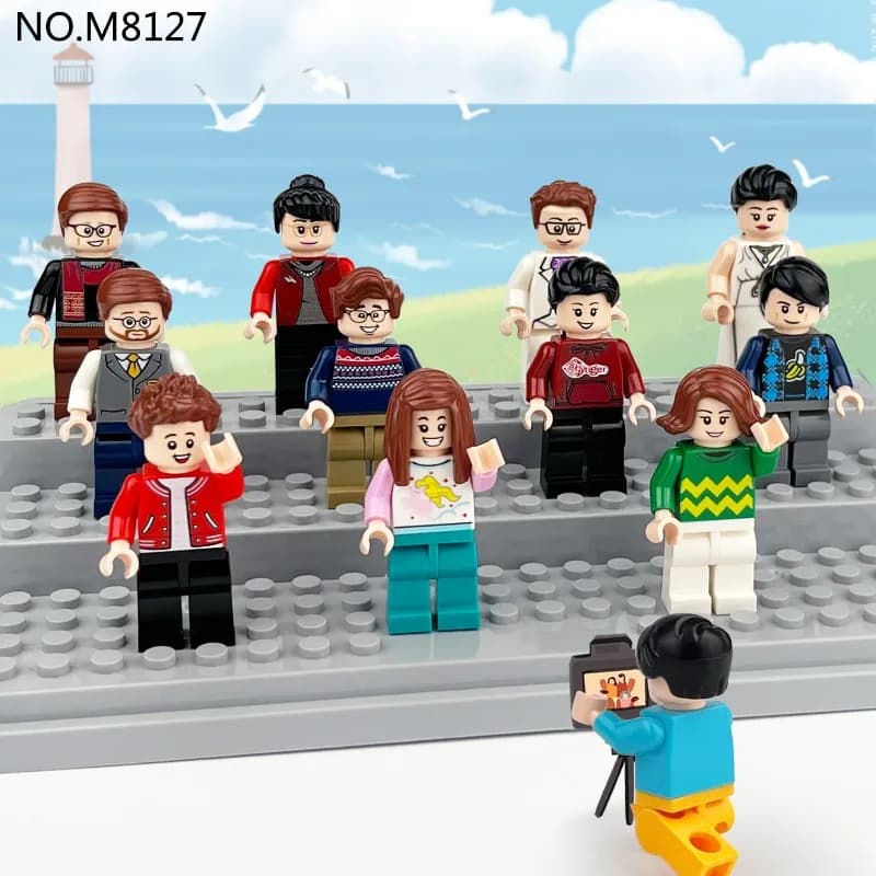Kids Building Blocks Mini Figures Humanoid Dolls Cartoon Toy Educational Playset Birthday Gift for Creative toy Boys Girls