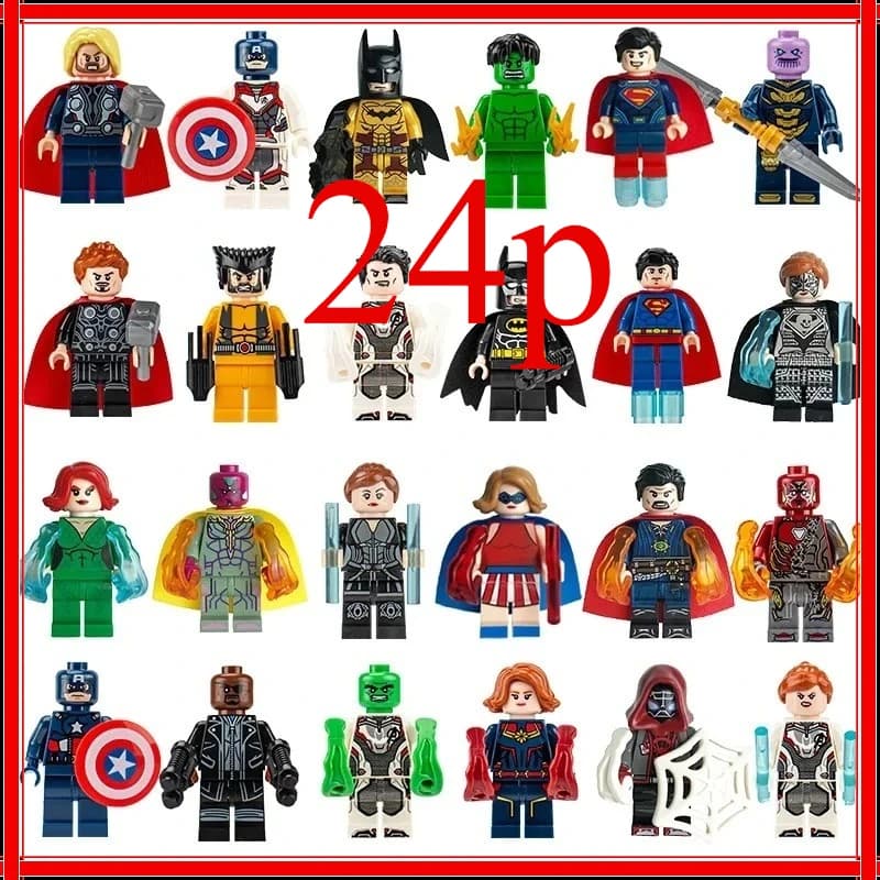 NewLeague of Legends for Building Block Doll Toys Mini Figure Toys Birthday Gifts Cartoon Character Models BuildingBlock Gift
