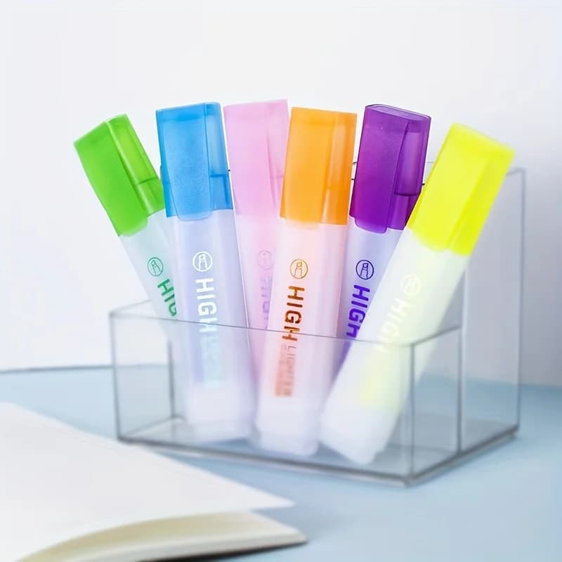 Fluorescent Highlighters for Students,Teachers Use - Ideal for Notetaking, Marking,Back-to-School Supply and Holiday Gift Choice