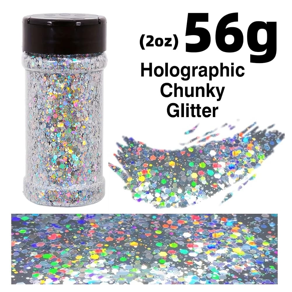 Nail glitter dreamy colorful glitter, nail decoration accessories charm embellishment, colorful glitter effect, dazzling glitter