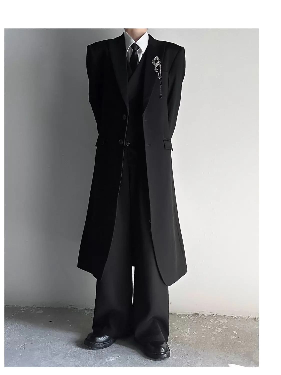 Trench Coat Elegant Mens Silk Overfit Summer Reflective Printed Parents Cosplay Coats Chinese Epaulets White Vacation Fishing BF