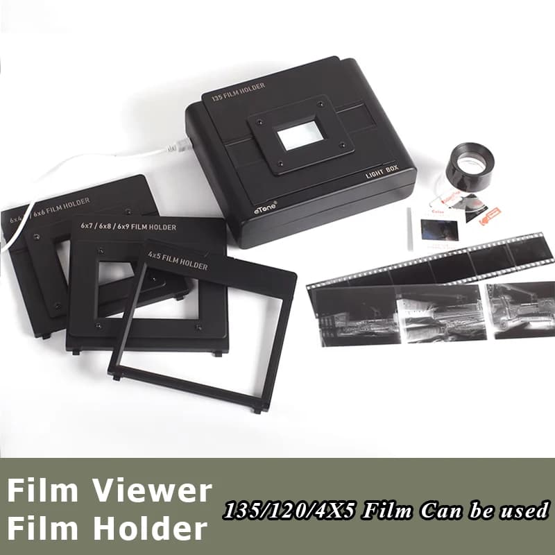 Negative Film Scanner 35mm 135 Film Scanning Photography Accessories Camera 120 4x5 Film Viewer Digitize Copying Converter