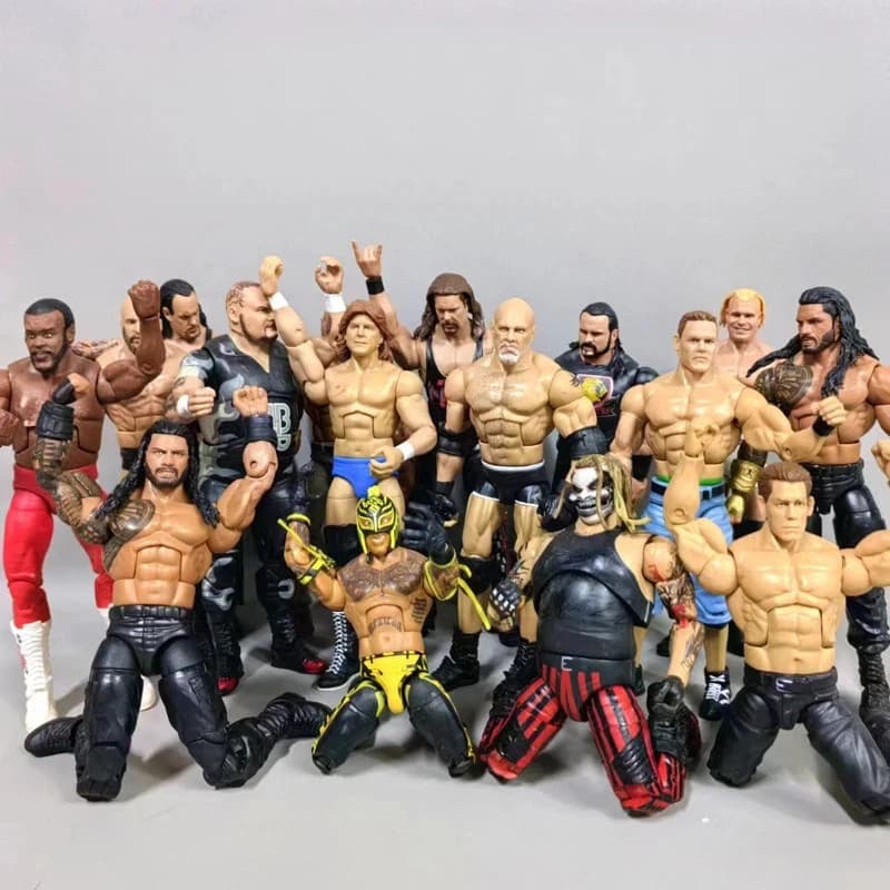 Fun Cool Trendy Toy Texture Wrestling Action Figure Authentic Loose Wrestler Collectible Model Desktop Decor For Wrestling Fans