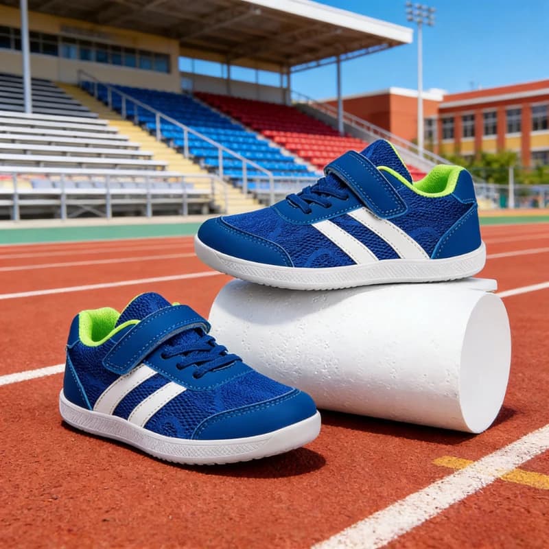 Outdoor Wide-toe Barefoot Shoes for Boys and Girls, Breathable Mesh Athletic Shoes, Suitable for Outdoor Casual Summer Use.