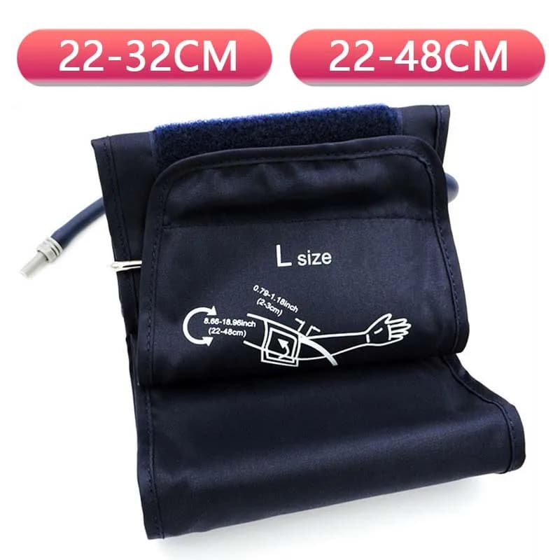Upper-arm blood pressure monitor cuff, product view