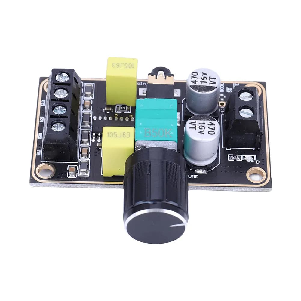 PAM8406 Audio Stereo Amplify Board 5Wx2 Dual Channel Stereo Digital Amplifier Board DC5V Class D for Speaker Sound System DIY