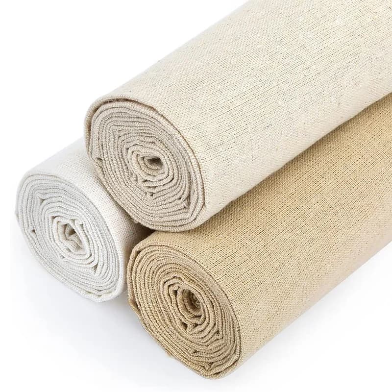 1.5-meter-wide solid-color natural linen fabric - clothing fabric for DIY handcrafting, home decoration, sofa curtain fabric