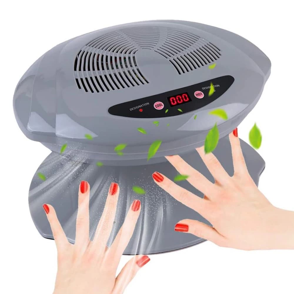 Nail dryer with hot and cold air function, product view