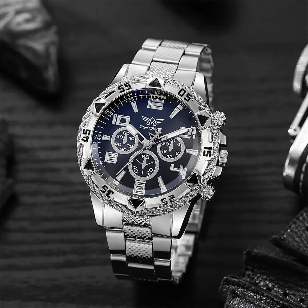Mens Quartz Watches Casual Fashion Men's Watch Wristwatch Steel Strip Watch Gifts Luxury Men Watch Wristwatches