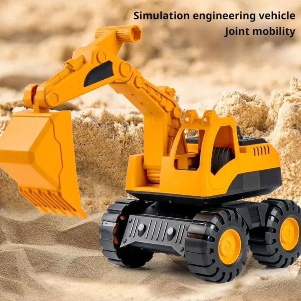 Inertial Driving Construction Truck Toy Beach Digger Bulldozer Tipper Early Education Construction Vehicles Toys Kids Toys