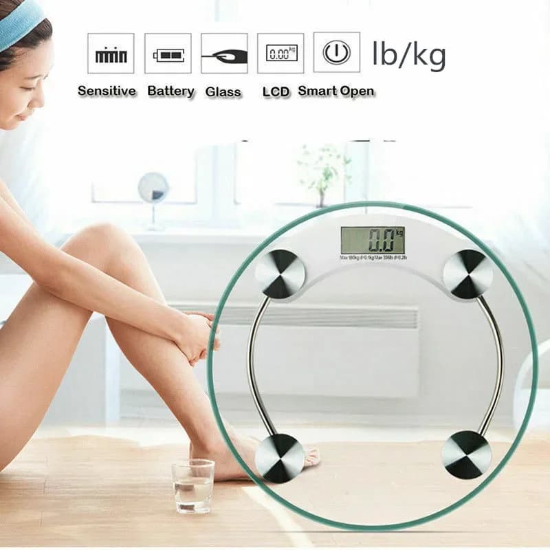 lb/kg digital body weight scale bathroom scale smart digital weigth household electronic weight scale tempered glass