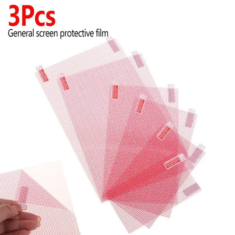 3Pcs For 5-10 Inch General Screen Protector Smart Phone/Tablet/GPS - HD Clear Anti-Scratch Universal Protective Film