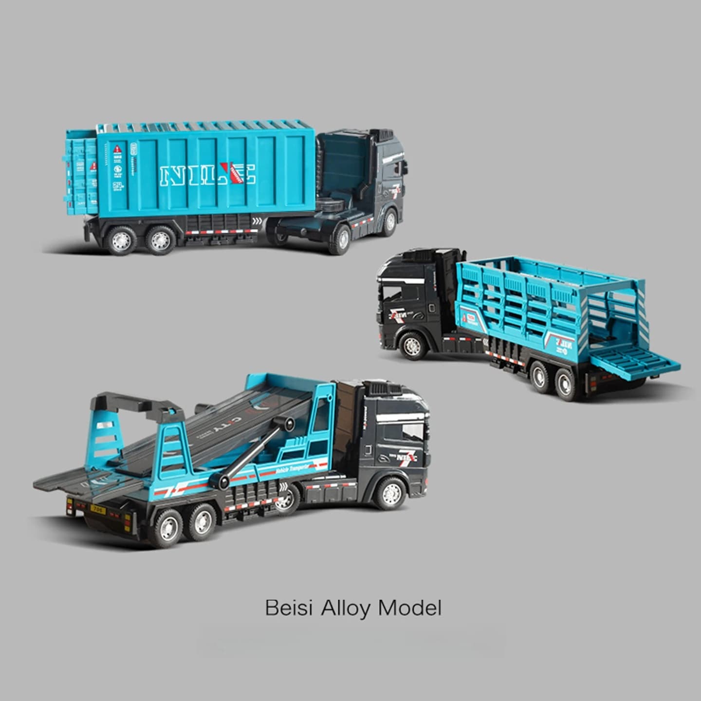 1pcs children I play construction truck toys engineering toys boy party role play desktop decoration indoor and outdoor games
