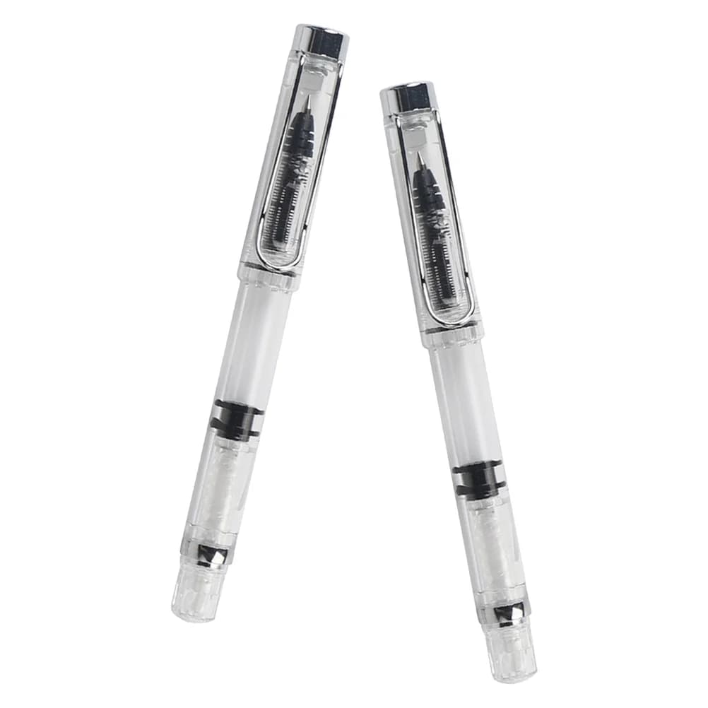 2 Pcs Smooth Writing Pen Portable Ink Pen Calligraphy Pens Ballpoint Pen Gel Pen Writing Supplies Student Stationery Simple Ink