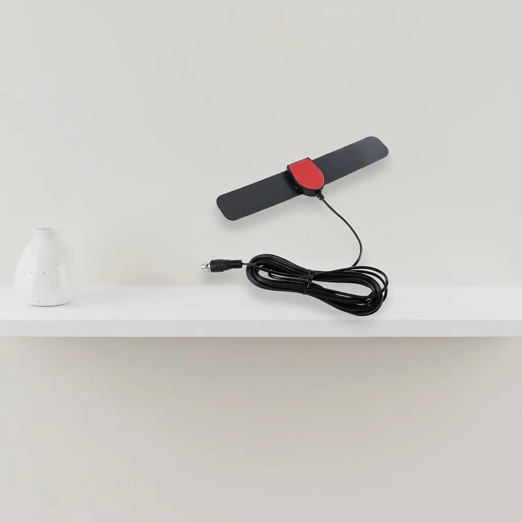 High Quality Indoor TV Antenna, DVB-T2 ATSC 1080P Digital Amplifier with High Gain Satellite Receiver Built-in