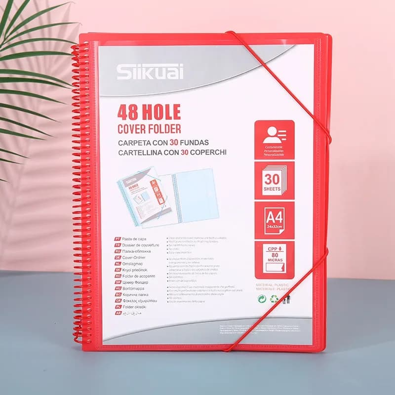 24 Pocket Folder Wallet Bag Documents Organizer File Pouch Bill Folder Document Folders Organizer School Office Binder
