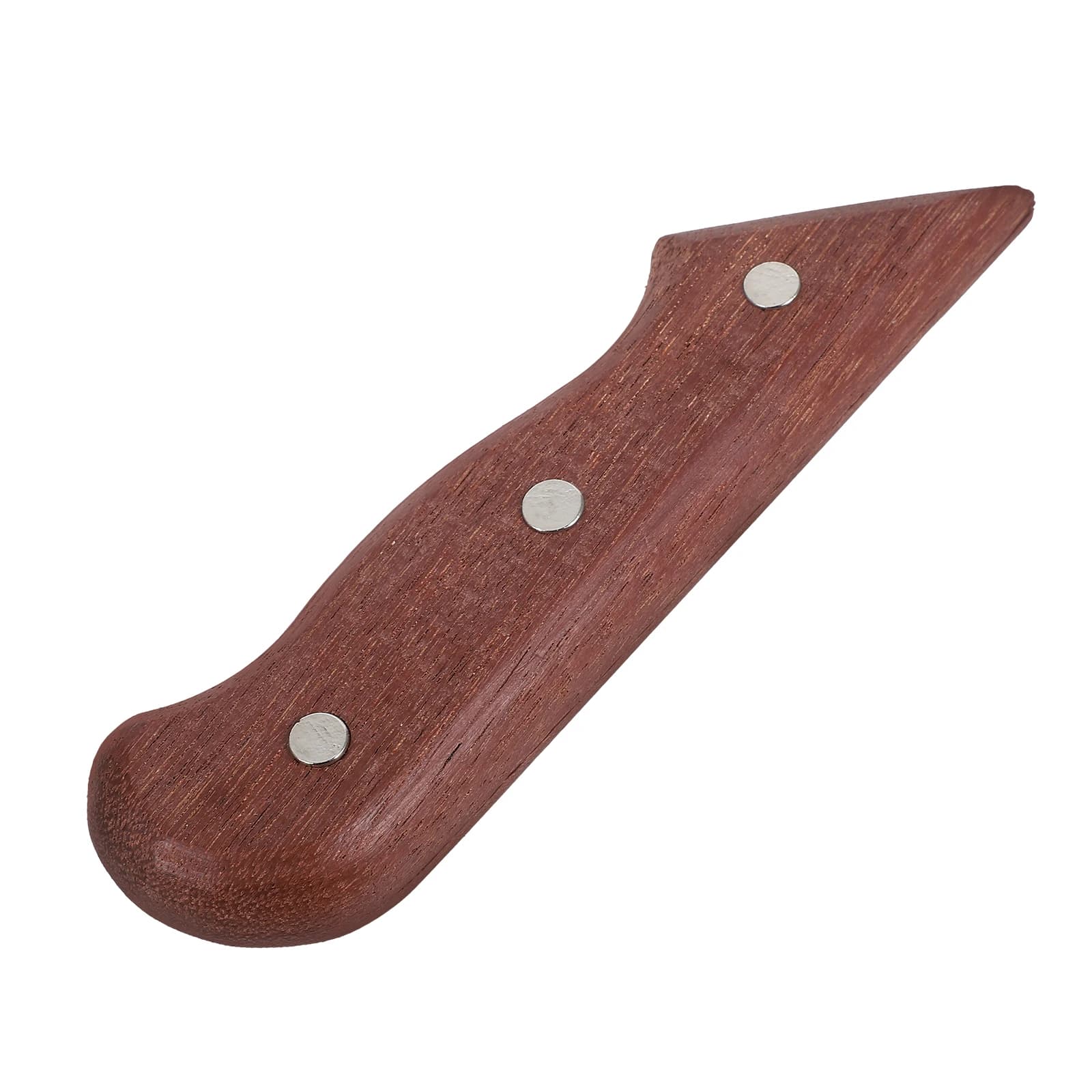 Knife Handle Accessories Wooden Replacement Comfortable Dark Brown Anti Slip Ergonomic Design Fits Kitchen Knives Cutter Grip