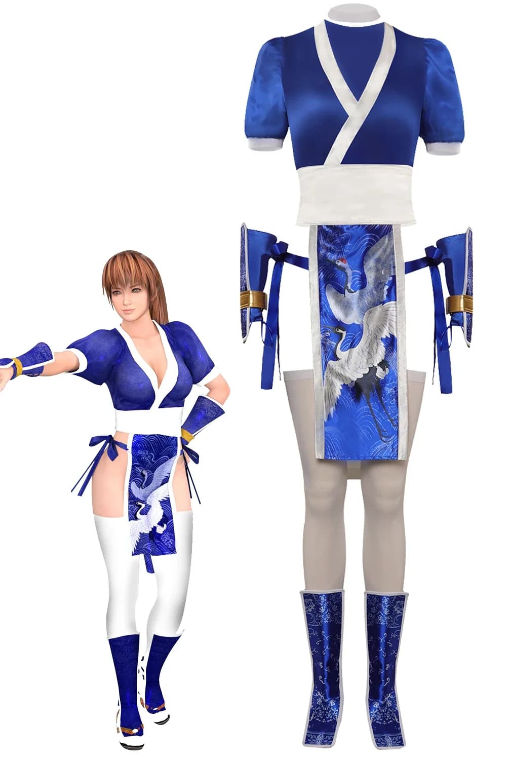 Cosplay Women Costume Anime Fighting Game Dead Or Alive Roleplay Fantasia Outfits Woman Halloween Carnival Party Clothes