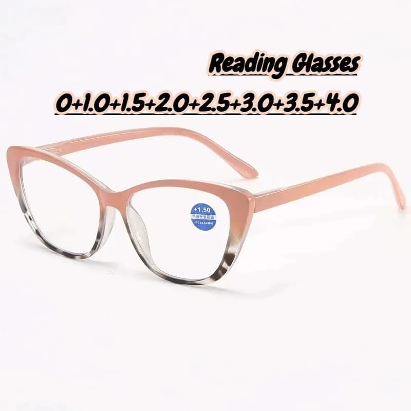 2025 New Style Reading Glasses for Women Fashion Men Oversized Square Prescription Glasses Large Frame Anti-blue Presbyopia