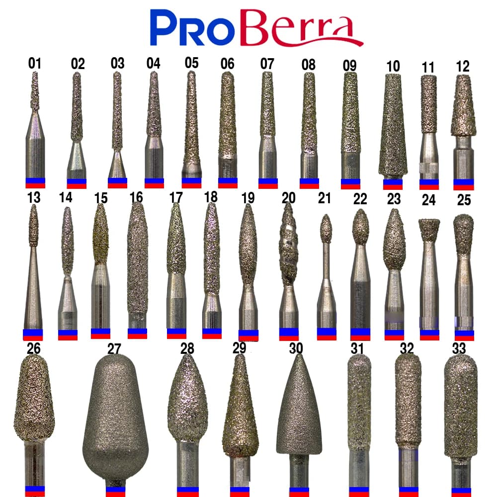 nail drill 34TYPE different shape Diamond bit Cutters Manicure Manicure Cuticle Clean Pedicure