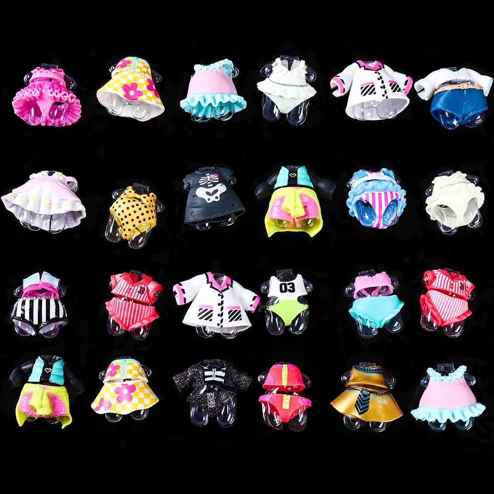 5pc/set Original Doll Dress Clothes Suits for 8cm Big Sister Dolls Kids Collection Playing Toy Gift