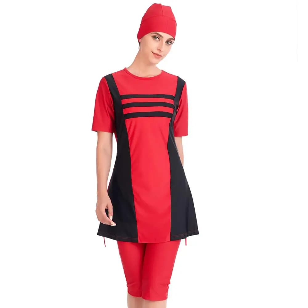 Muslim Swimwear for Women short sleeve modest swimwear