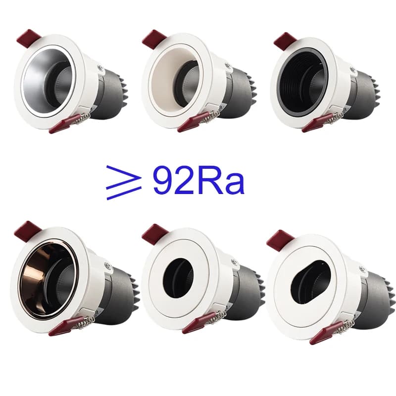 LED Downlight 12W 18W 30W Round Recessed Lamp AC110V220V Down Light Home Decor Bedroom Kitchen Indoor Spot Lighting