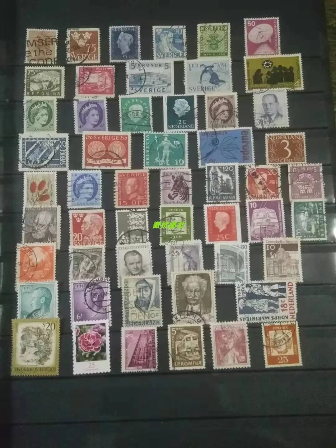 100 Different Postage Stamps For Scrapbooking Real Stamped Stamps For Scrapbooking Stamps Craft Supplies