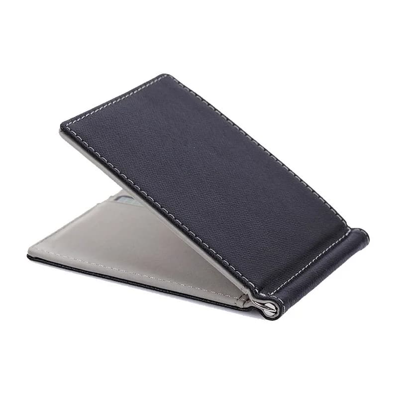 Men Bifold Business Leather Wallet Luxury Brand Famous ID Credit Card Visiting Cards Wallet Money Clips 2023