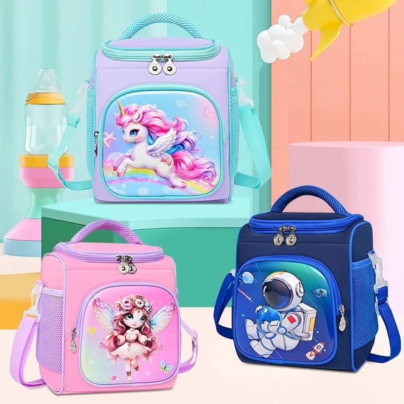 Kids Lunch Bag,Insulated Lunch Box for Girls Boys,Lunch Bag Toddler Teen,School Daycare Cute Travel bags