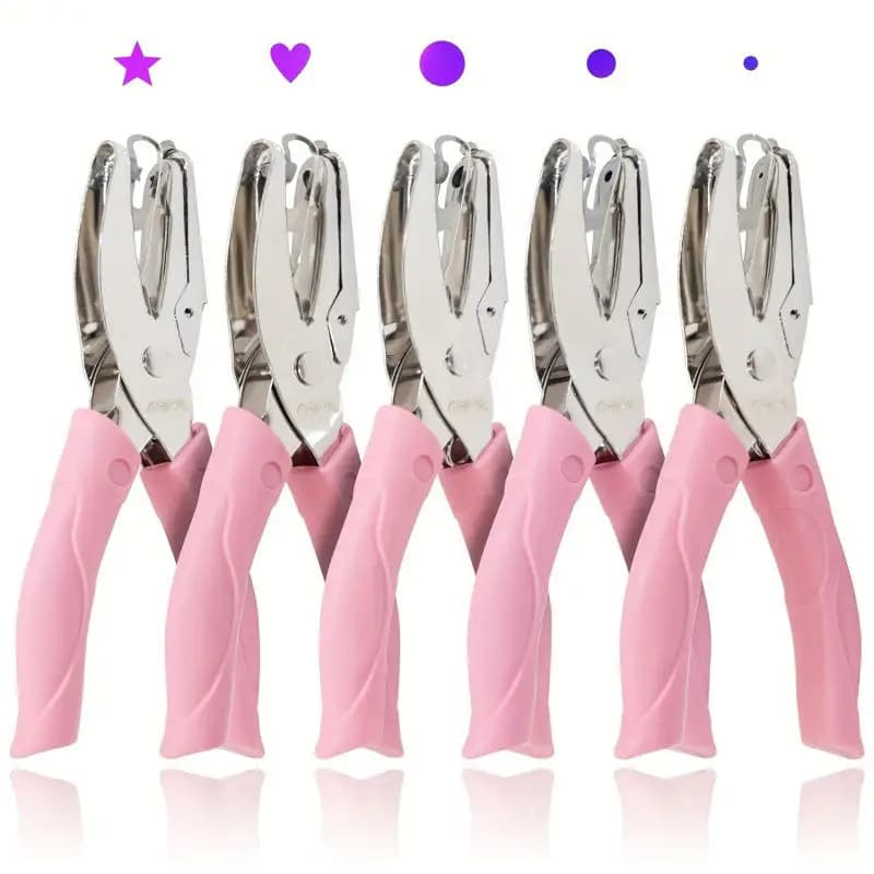 Single Hole Puncher Scrapbooking Paper Clothes Punches Star Heart Circle Hole Punch DIY Craft Shape Cutter Perforator