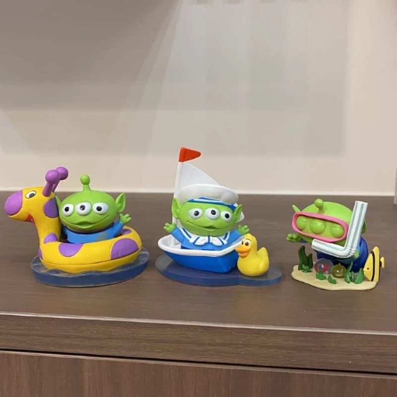 Spot Movies Toys Mobilization Navy Diving Swimming Circle Three Eyed Figurines Cute Desktop Models Ornaments Children'S Gifts