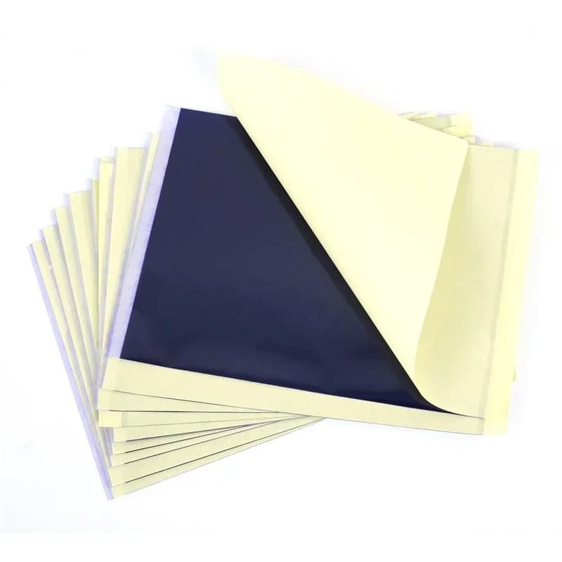 10/20Pcs 4Layers Tattoo Transfer Paper Copy Carbon Tracing Paper Thermal Transfer Papier Tattoo Copier Stencil Accessories