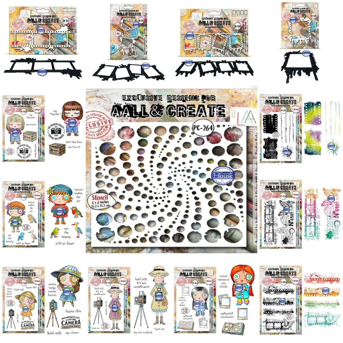 Capturing the Unseen 2026 New Stamps And Stencil For DIY Scrapbooking Crafts Maker Photo Album Template Handmade Decoration
