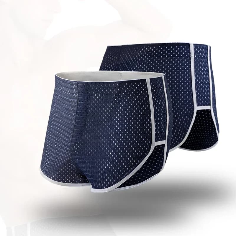 Men's Aloha pants-style ice-silk underwear. For boys in summer, suitable for teenagers. Boxer shorts, loose-fitting, with a uniq