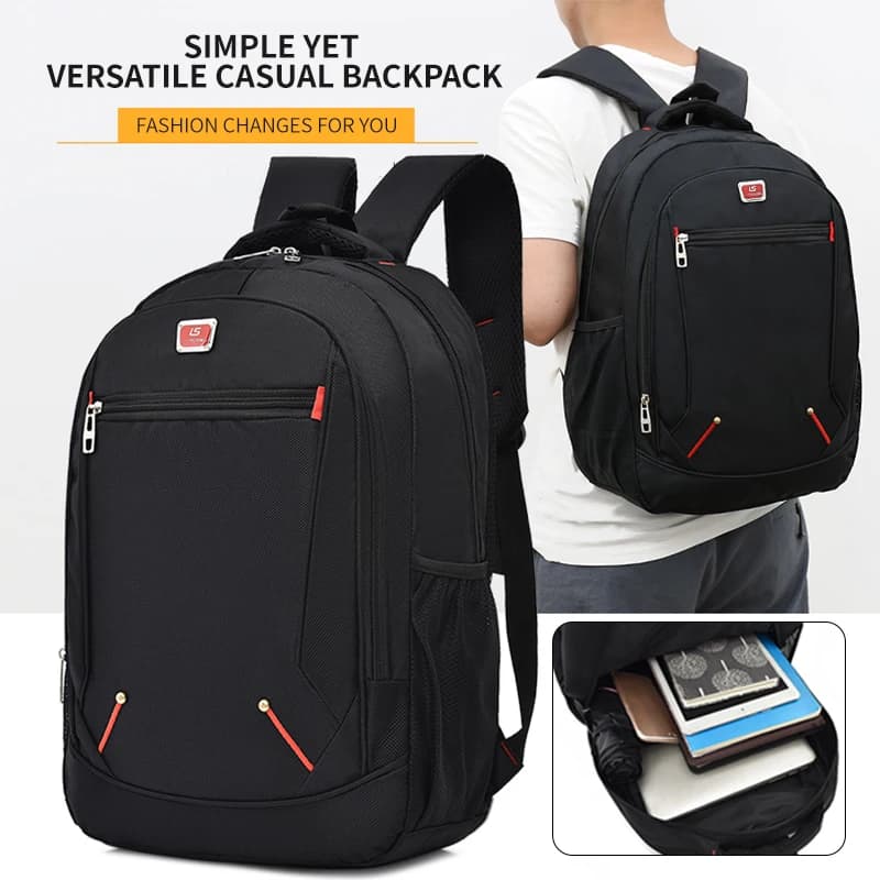 New Style Backpack for Men, Large Capacity Casual Backpack, Multi-Functional Business Trip Computer Bag, Medium to Large School Bag
