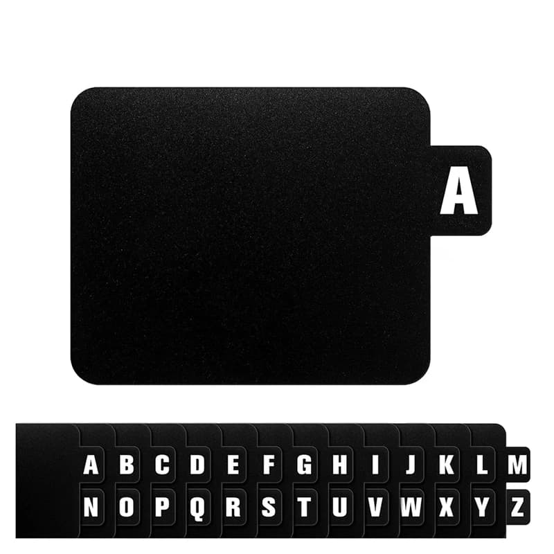 26 Pcs Book Dividers DVD Alphabetical Dividers A-Z Alphabetical Dividers Book Dividers Organizer with Alphabet
