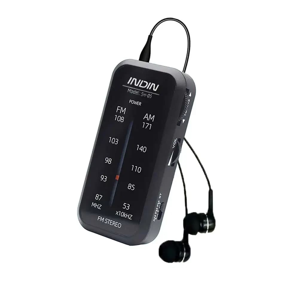 Portable Radio AM FM,Small Pocket Radios,Stereo Sound with Earphones,2 AAA Battery Operated for Indoor,Outdoor Walking,Jogging