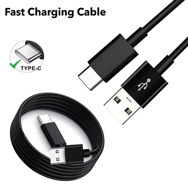 Usb A to Type C Mobile Phone Cables Fast Charging Cord USB Adapter Cable For Samsung Huawei Xiaomi USB C Data Cable Cord 1m2m3m