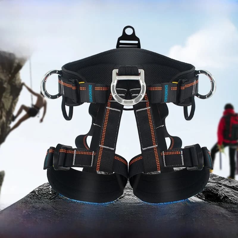 Outdoor High-altitude Work Safety Belt Half-body Escape Equipment Mountain Climbing Rope Descending Insurance Belt Rescue Equ...