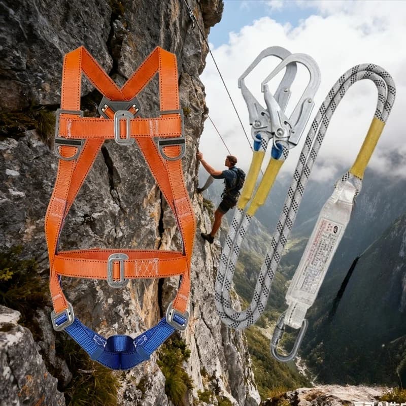 Multi-functional Outdoor High Altitude Work Safety Harness Fall Protection Adjustable Safety Vests Security Protect Equipment