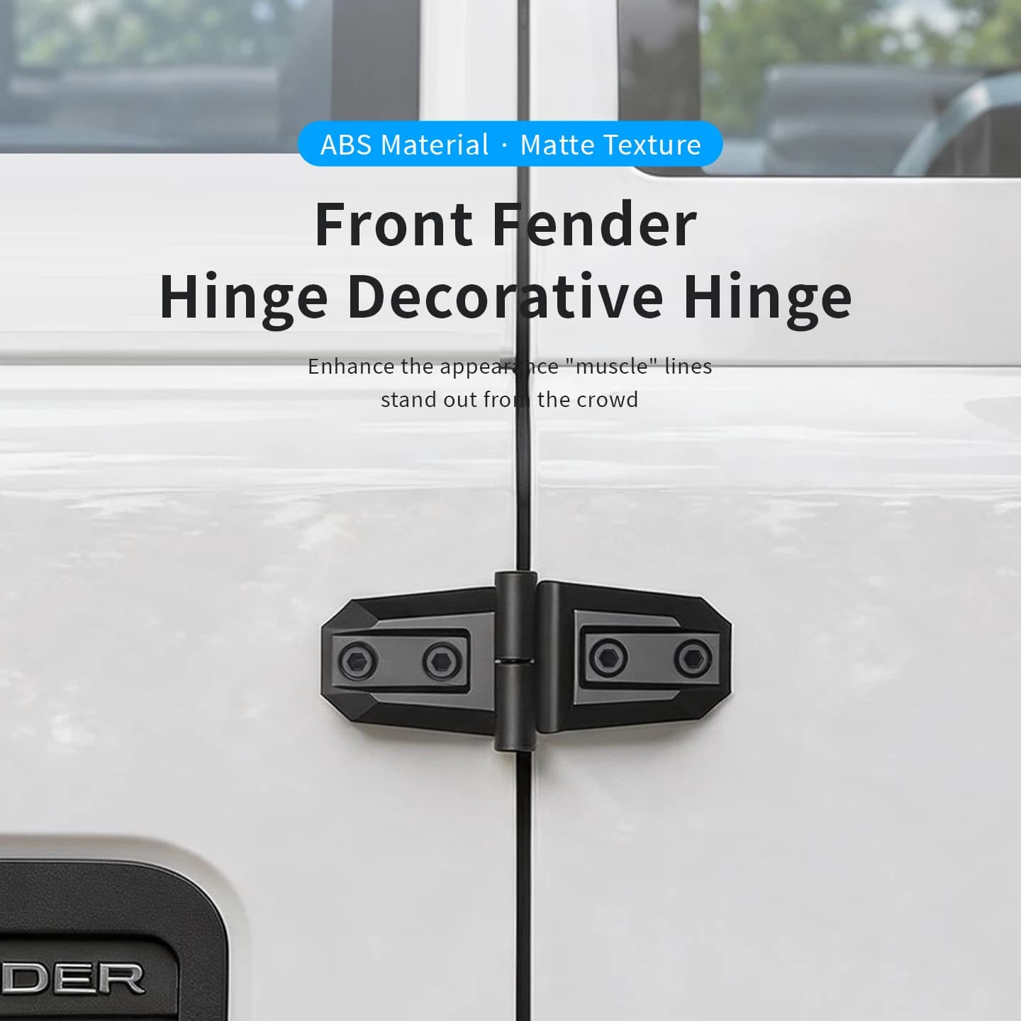 Automotive Modification Accessories for General Off-Road Vehicles, Exterior Modification, Fender, Hood Hinge, Decorative Hinge,